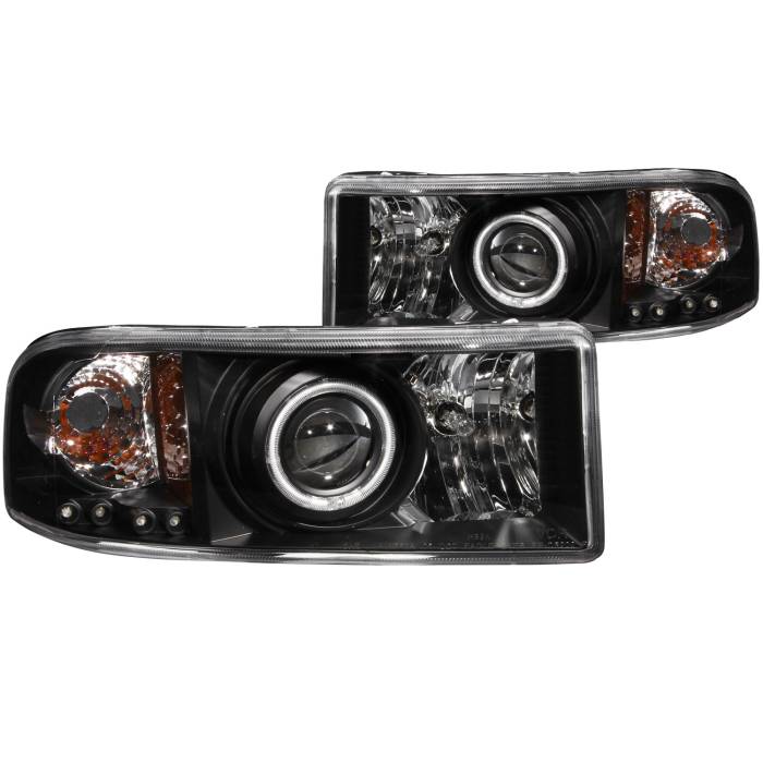 Anzo USA - Anzo USA Projector Headlight Set w/Halo 111065