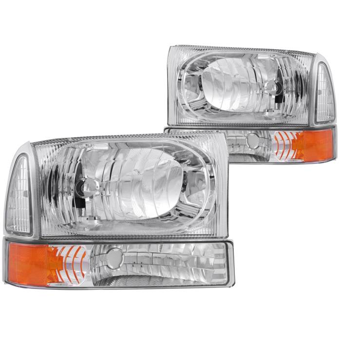 Anzo USA - Anzo USA Crystal Headlight Set 111081