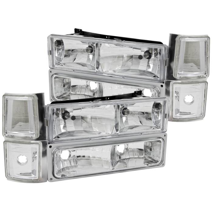 Anzo USA - Anzo USA Crystal Headlight Set 111099