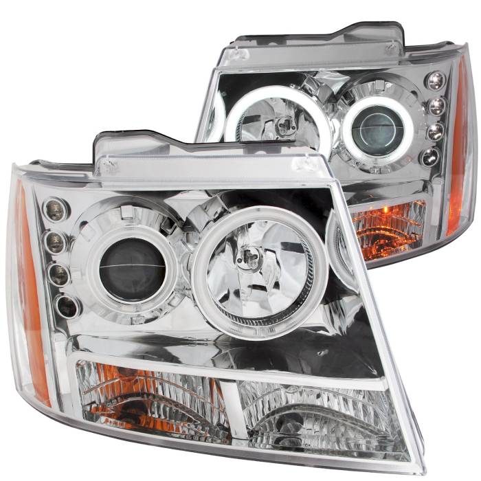 Anzo USA - Anzo USA Projector Headlight Set w/Halo 111108