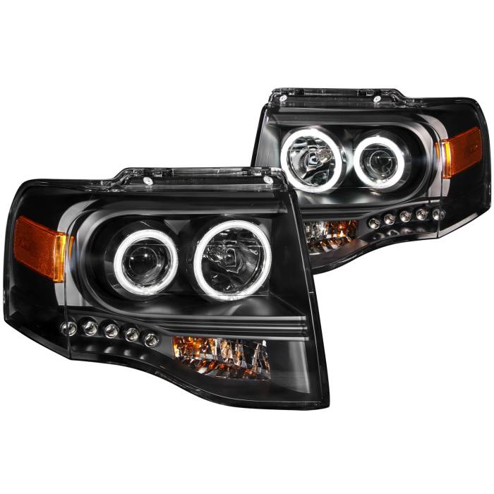 Anzo USA - Anzo USA Projector Headlight Set w/Halo 111113