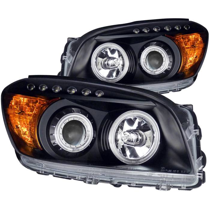 Anzo USA - Anzo USA Projector Headlight Set w/Halo 111120