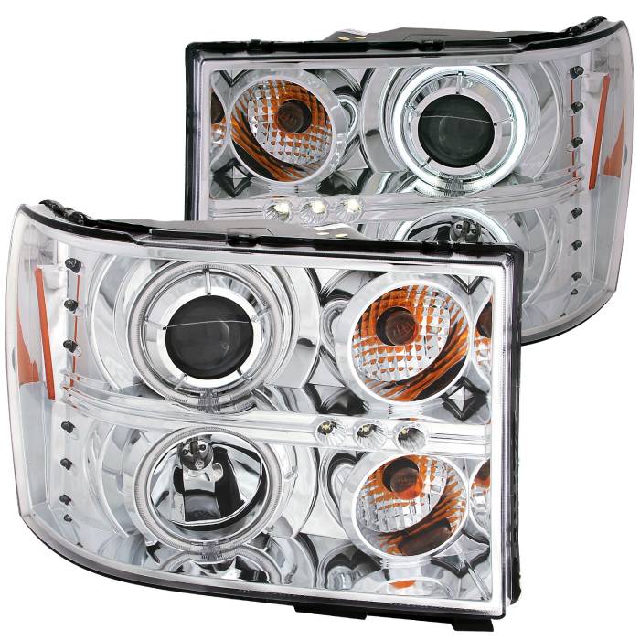 Anzo USA - Anzo USA Projector Headlight Set w/Halo 111126