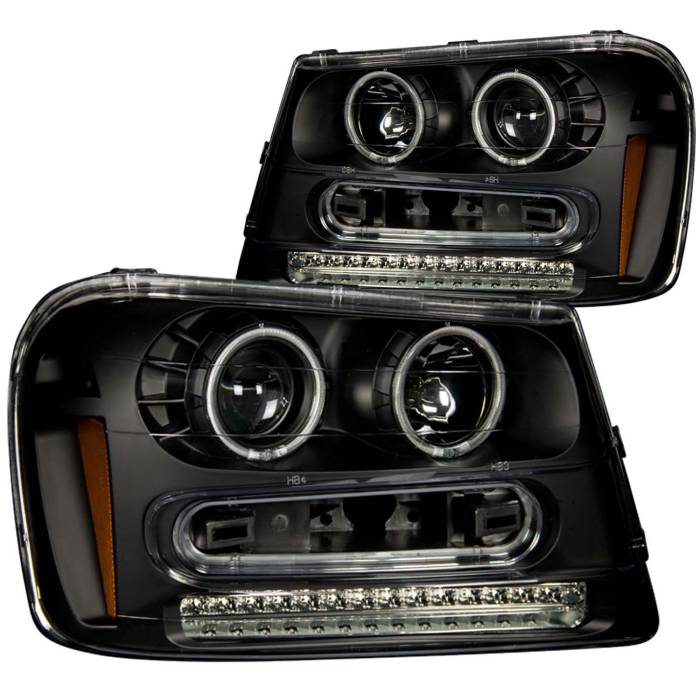 Anzo USA - Anzo USA Projector Headlight Set w/Halo 111127