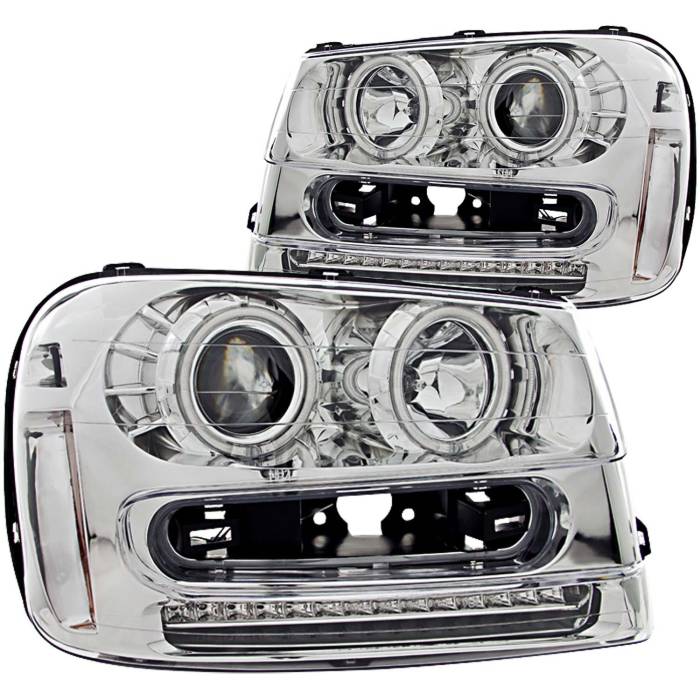 Anzo USA - Anzo USA Projector Headlight Set w/Halo 111131