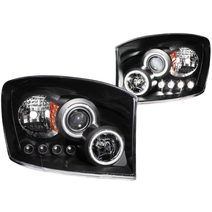 Anzo USA - Anzo USA Projector Headlight Set w/Halo 111104