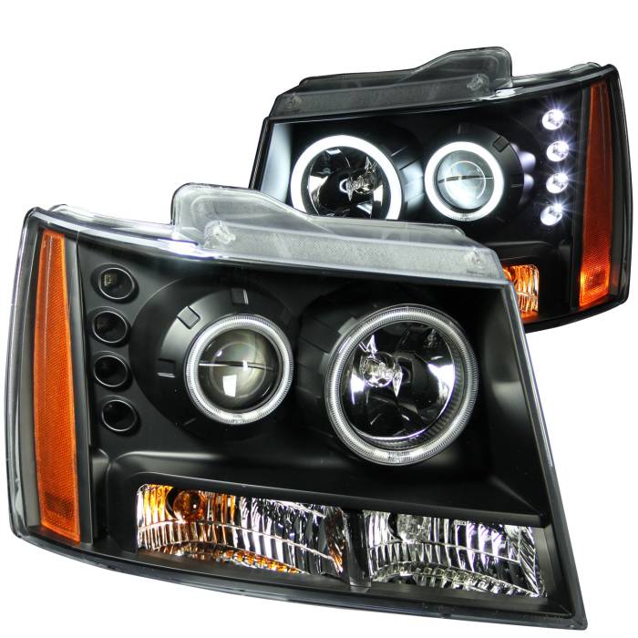 Anzo USA - Anzo USA Projector Headlight Set w/Halo 111109