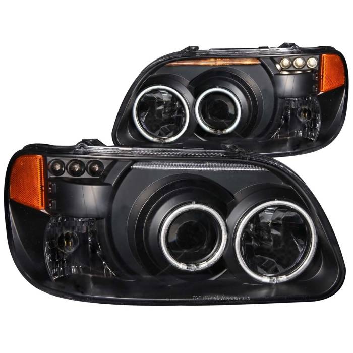 Anzo USA - Anzo USA Projector Headlight Set w/Halo 111132