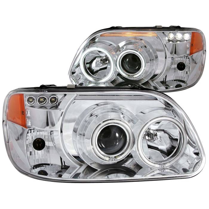 Anzo USA - Anzo USA Projector Headlight Set w/Halo 111133