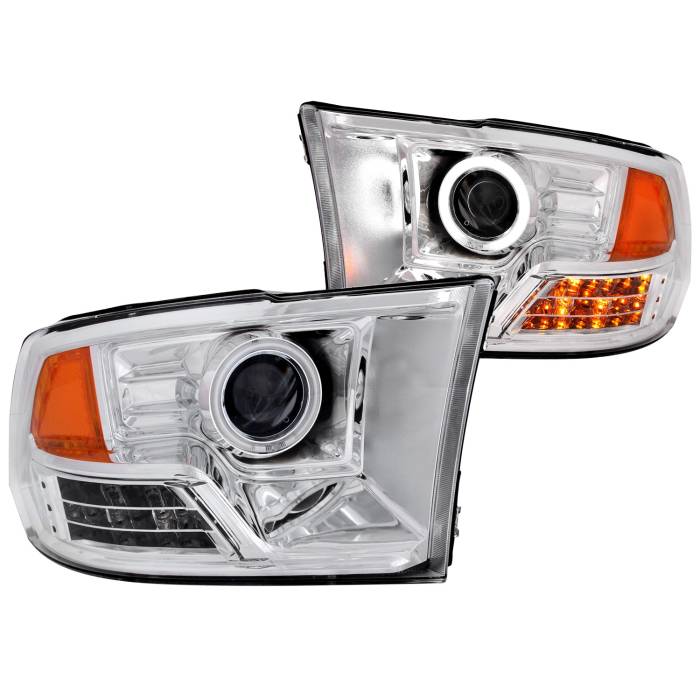 Anzo USA - Anzo USA Projector Headlight Set w/Halo 111160