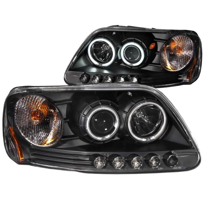 Anzo USA - Anzo USA Projector Headlight Set w/Halo 111097