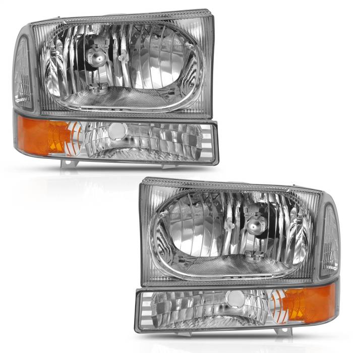 Anzo USA - Anzo USA Crystal Headlight Set 111458