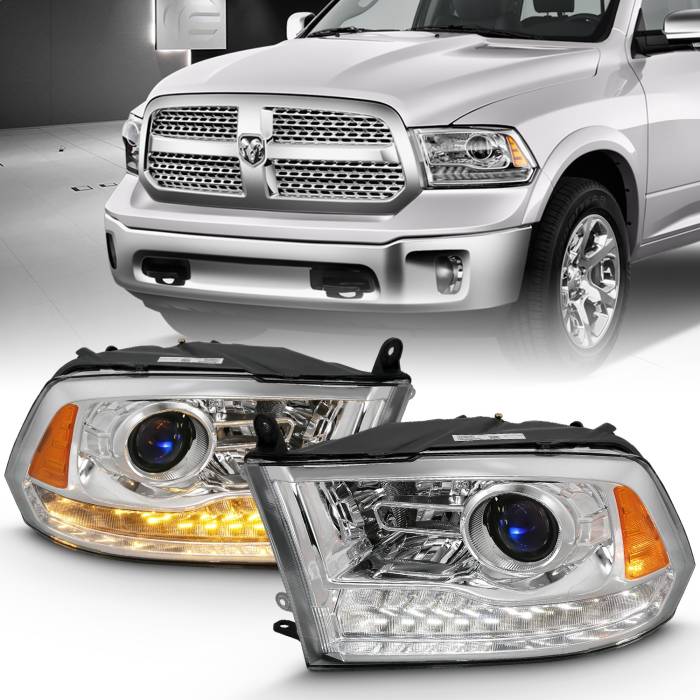 Anzo USA - Anzo USA Projector Headlight Set w/Halo 111140