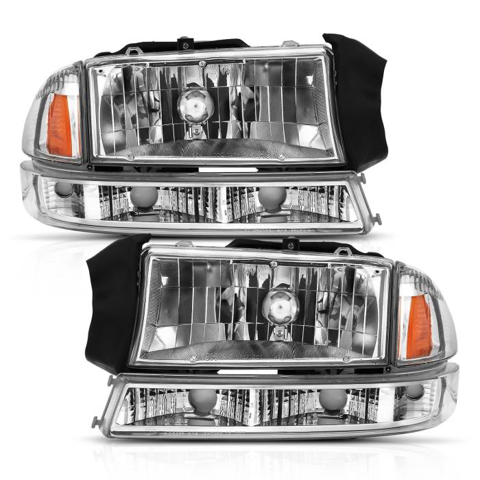 Anzo USA - Anzo USA Crystal Headlight Set 111455