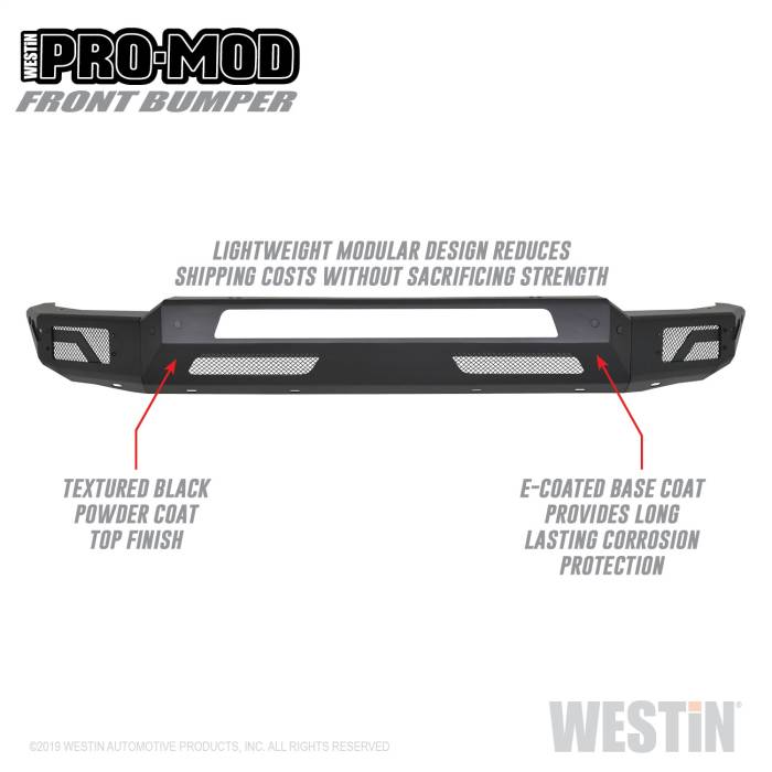 Westin - Westin Pro-Mod Front Bumper 58-41075