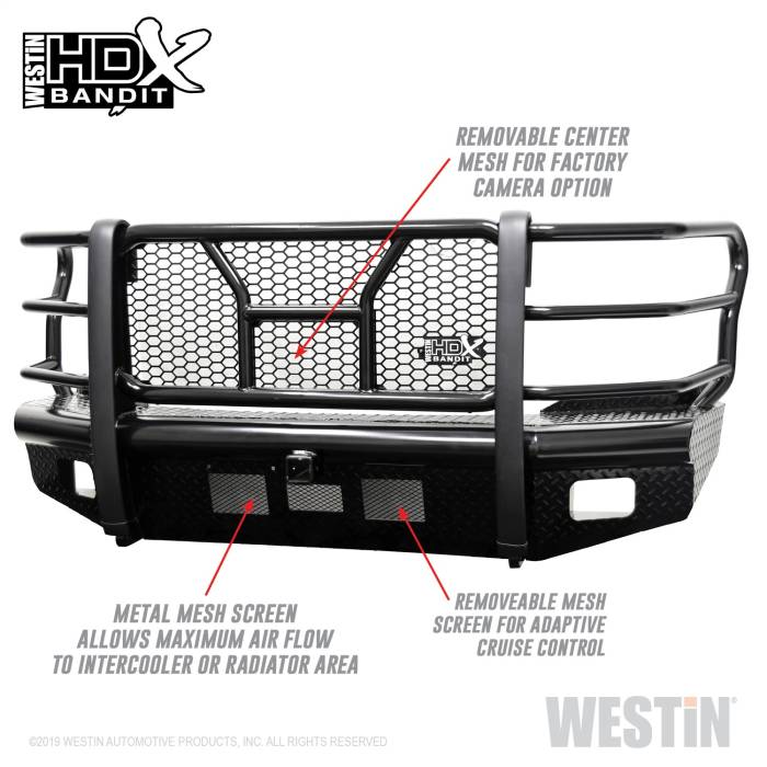 Westin - Westin HDX Bandit Front Bumper 58-31105