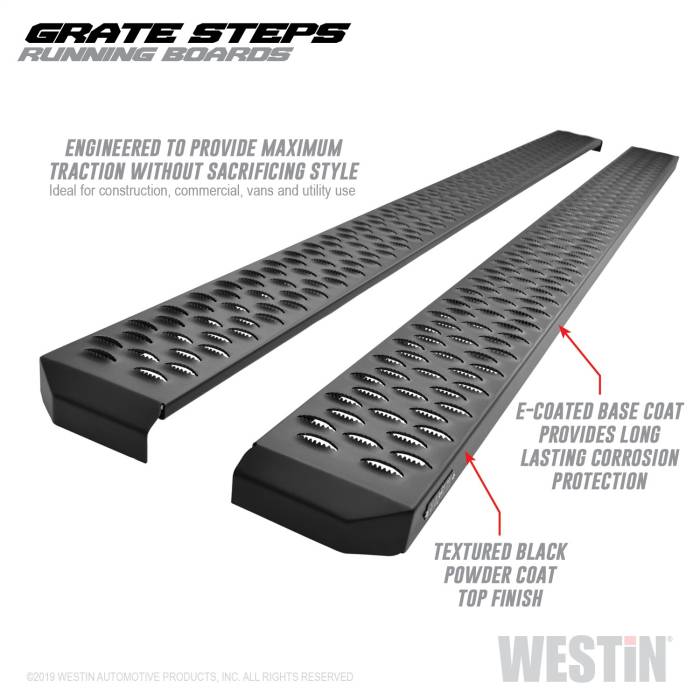 Westin - Westin Grate Steps Running Boards 27-74745