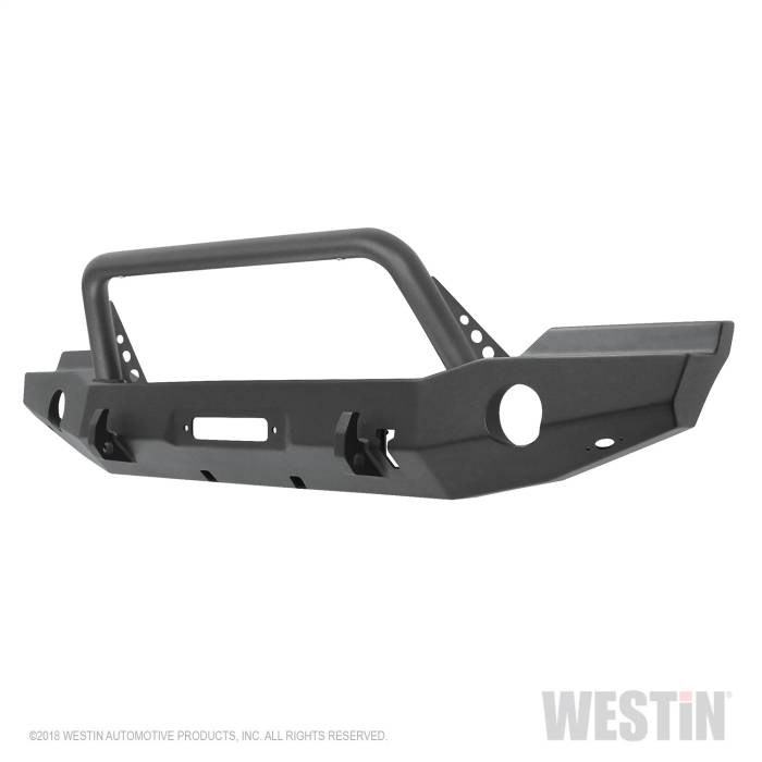 Westin - Westin WJ2 Full Width Front Bumper w/Bull Bar 59-80045