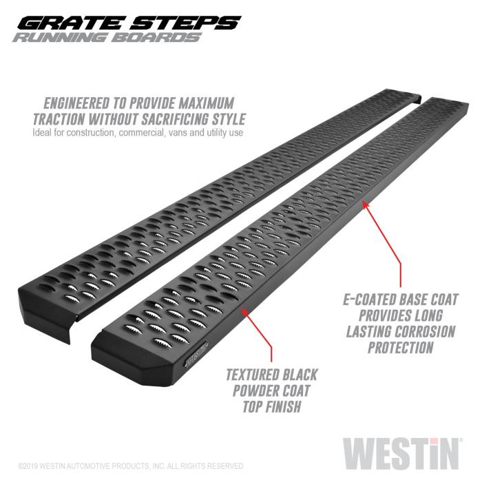 Westin - Westin Grate Steps Running Boards 27-74765