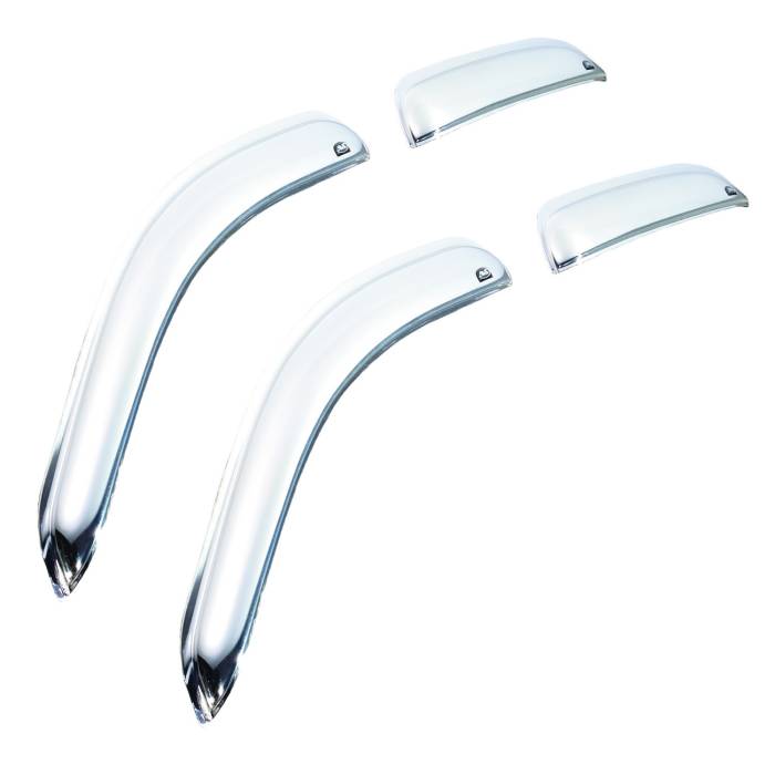 Auto Ventshade - Auto Ventshade Chrome Ventvisor Deflector 4 pc. 684040