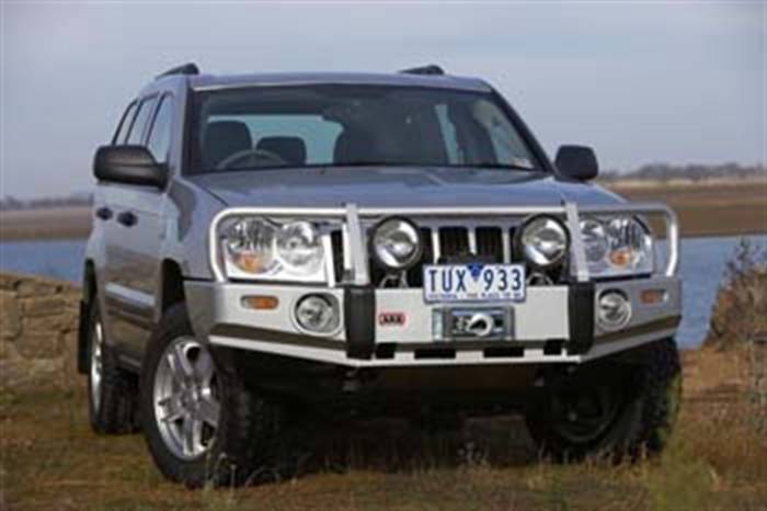 ARB 4x4 Accessories - ARB 4x4 Accessories Front Deluxe Bull Bar Winch Mount Bumper 3450130