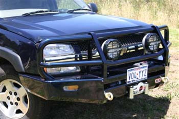 ARB 4x4 Accessories - ARB 4x4 Accessories Front Deluxe Bull Bar Winch Mount Bumper 3462020