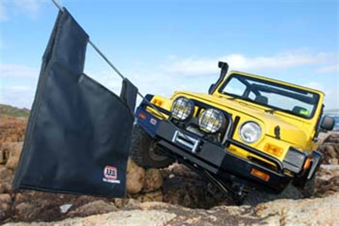 ARB 4x4 Accessories - ARB 4x4 Accessories Front Deluxe Bull Bar Winch Mount Bumper 3450070