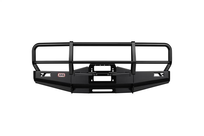 ARB 4x4 Accessories - ARB 4x4 Accessories Front Deluxe Bull Bar Winch Mount Bumper 3411050