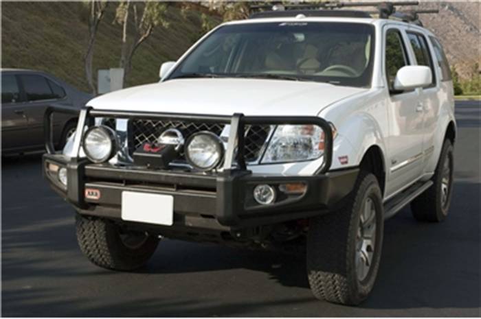 ARB 4x4 Accessories - ARB 4x4 Accessories Front Deluxe Bull Bar Winch Mount Bumper 3438260