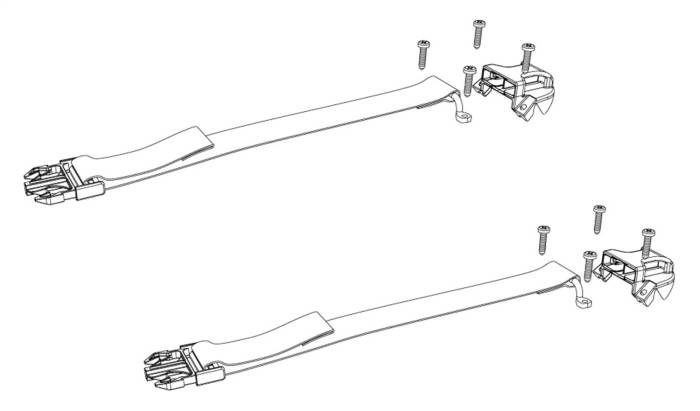 BAK Industries - BAK Industries BAKFlip Buckle Kit PARTS-356A0003