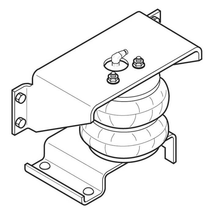 Firestone Ride-Rite - Firestone Ride-Rite Ride-Rite Air Helper Spring Kit 2100