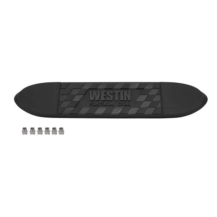 Westin - Westin Platinum 4 Oval Wheel to Wheel Replacement Step Pad Kit 24-50014