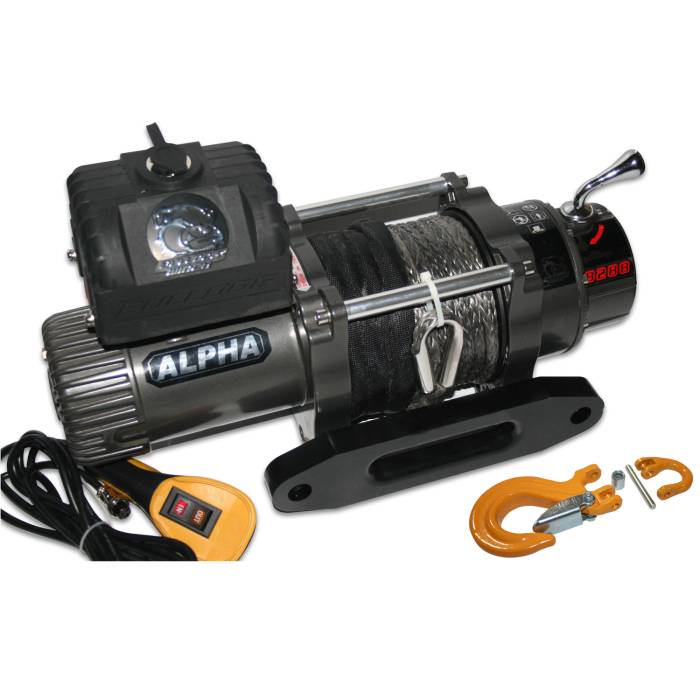 Bulldog Winch - Bulldog Winch 8288 Comp Winch w/Synthetic Rope (10009)