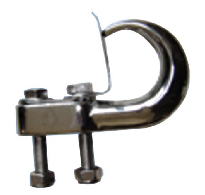 Bulldog Winch - Bulldog Winch Tow Hook, 10,000lb(4535kg) capacity, chrome plated finish (20016)