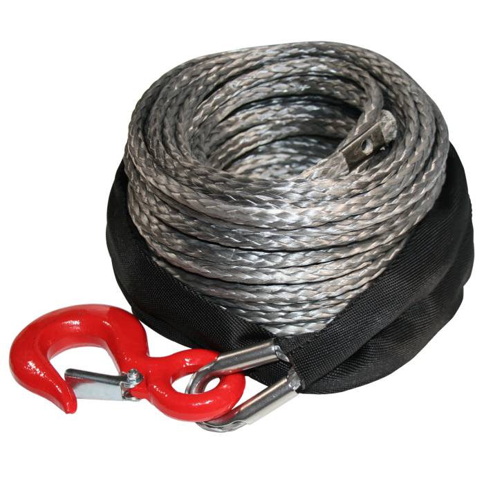 Bulldog Winch - Bulldog Winch Synthetic Rope 8mm x 100ft, up to 8k Winch (20082)