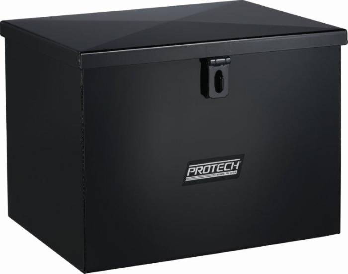 ProTech - ProTech Mild Steel Toolbox; Flat-Top; Top-Open Lid. (22-2432-BK)