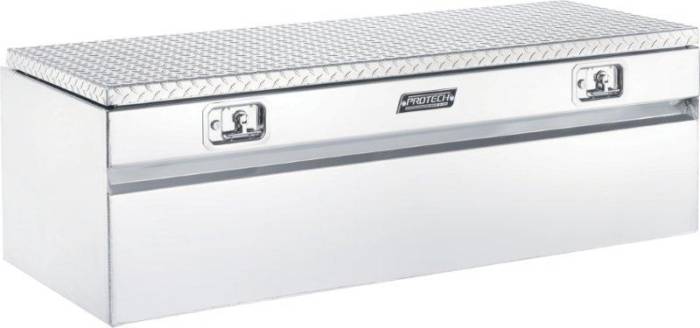 ProTech - ProTech In-Bed Box; V-Notched; Single Diamond Plate Aluminum Lid (54-8440)