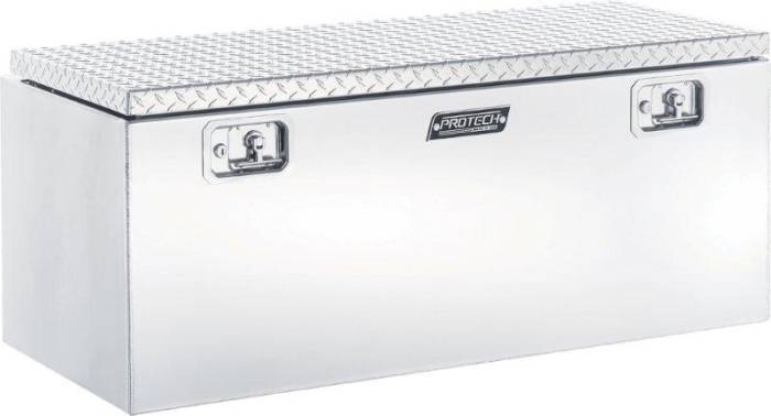 ProTech - ProTech In-Bed Box; V-Notched; Single Diamond Plate Aluminum Lid (54-8460)