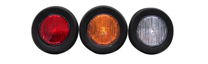 TecNiq - TecNiq 2" Round Amber Sidemarker Amber Lens (S30-AA00-1)