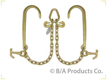 B/A Products - B/A Products V-Chain; 15"J Hooks & Hammerhead T-J Combo Hooks (N711-8H)