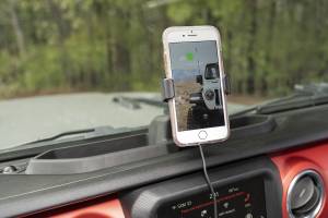 Rugged Ridge - Dash Multi-Mount Charging Phone Kit; 18-20 Wrangler JL & Gladiator JT - Image 4