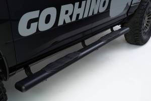 Go Rhino - Go Rhino - 10573T - 1000 Series 5in Oval Side Steps, Black Powdercoated, 73in long, - Image 2