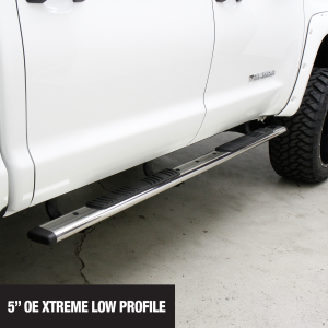 Go Rhino - Go Rhino - 685036880PS - 5in OE Xtreme Sidesteps Kit - 80in Long Stainless + Mounting Brackets - Image 2