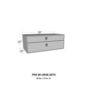 Westin - Westin Brute UnderBody Tool Box 80-UB36-20TD - Image 2