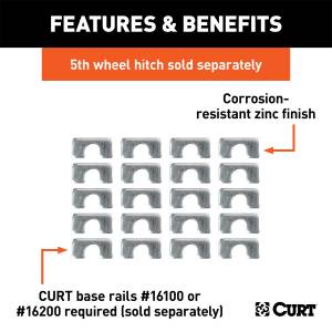 CURT - CURT Fifth Wheel Custom Bracket Kit 16302 - Image 2