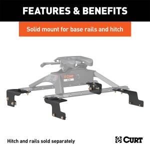 CURT - CURT Fifth Wheel Custom Bracket Kit 16468 - Image 3