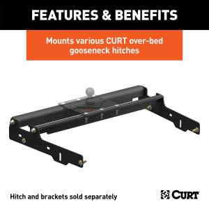 CURT - CURT Gooseneck Hitch Folding Ball Install Kit 61503 - Image 3