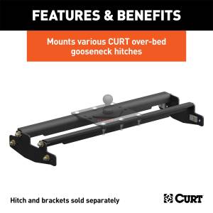 CURT - CURT Gooseneck Hitch Folding Ball Install Kit 61301 - Image 3