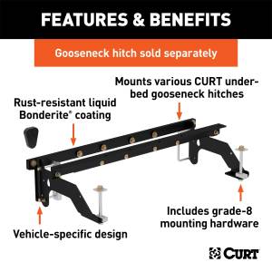 CURT - CURT 600 Series Install Kit Gooseneck Hitch 60659 - Image 2