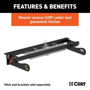 CURT - CURT Under-Bed Double Lock Gooseneck Install Kit 60624 - Image 3